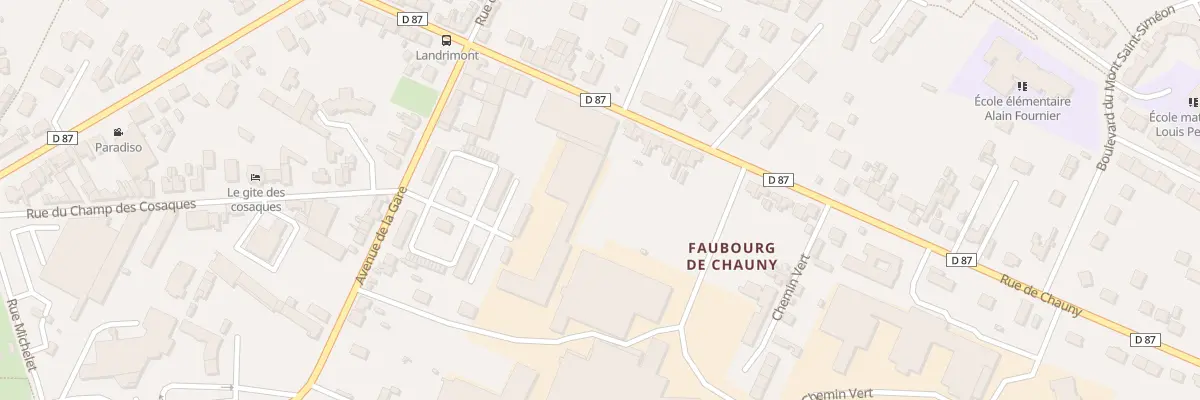 Plan du 250 Rue de Chauny à Noyon