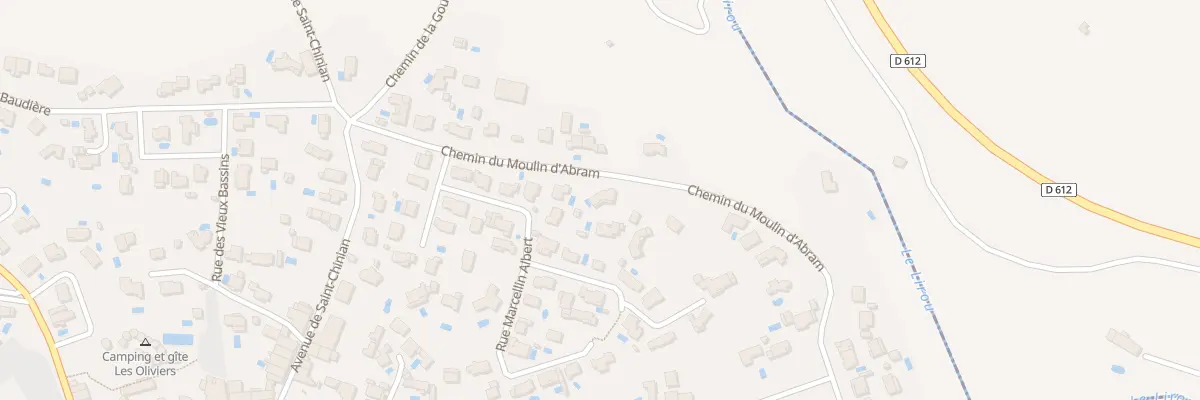 Plan du 11 Che du Moulin d’Abram à Creissan