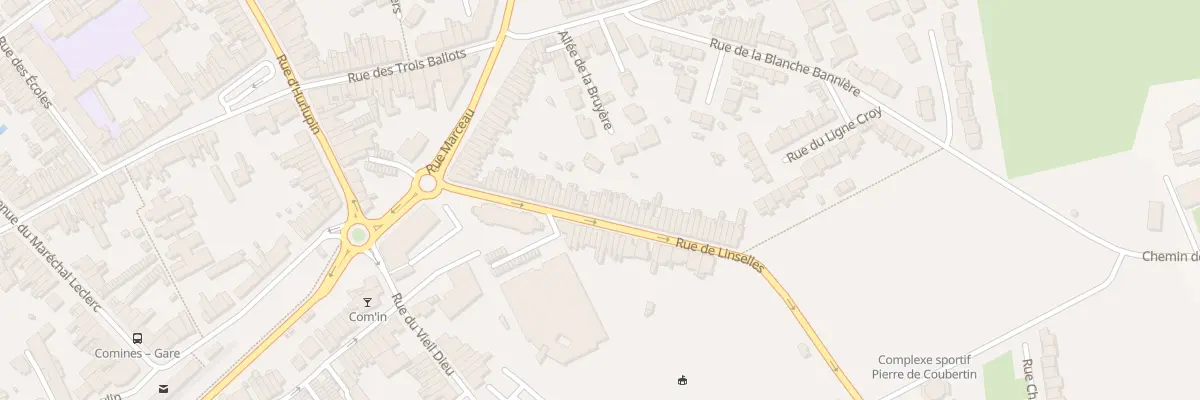 Plan du 35 Rue de Linselles à Comines