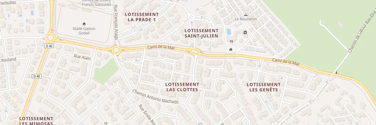 Plan du 4 Rue Louis Pergaud à Saint-Cyprien