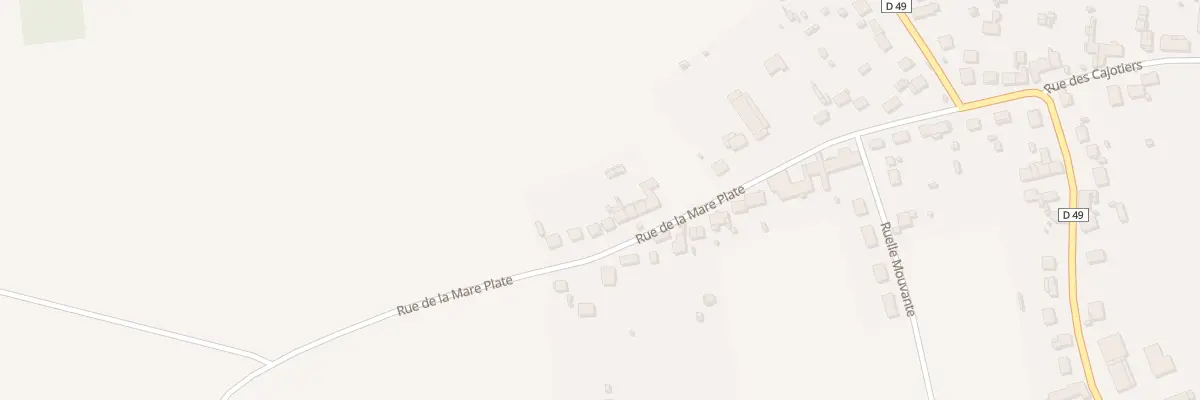 Plan du 26 Rue de la Mare Plate à Gastins