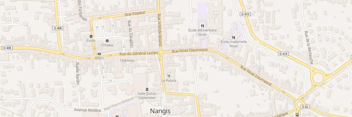 Plan du 8 Rue Noas Daumesnil à Nangis