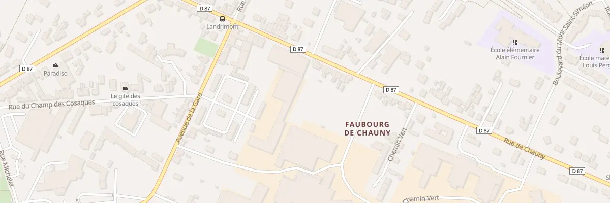 Plan du 252 Rue de Chauny à Noyon