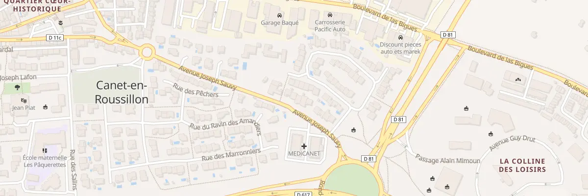 Plan du 27 Av Joseph Sauvy à Canet-en-Roussillon