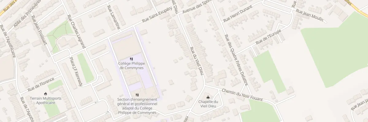 Plan du 88 Rue du Vieil Dieu à Comines
