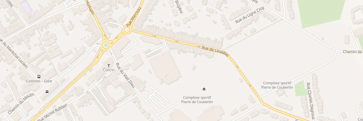 Plan du 20 Rue de Linselles à Comines