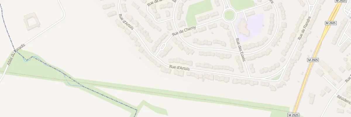 Plan du 55 Rue d’Artois à Seclin