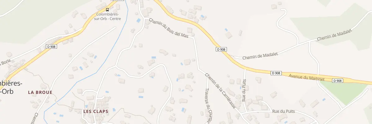 Plan du 5381F Le Martinet à Colombières-sur-Orb
