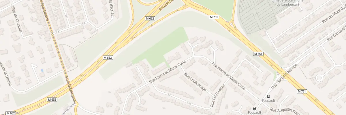 Plan du 108 Rue Pierre et Marie Curie à Lambersart