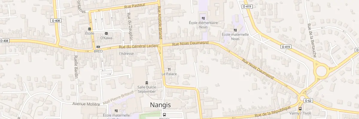 Plan du 7 Rue Mal de Lattre de Tassigny à Nangis