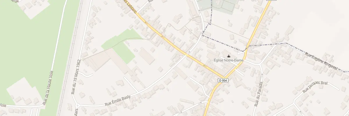Plan du 4 Rue Emile Basly à Libercourt