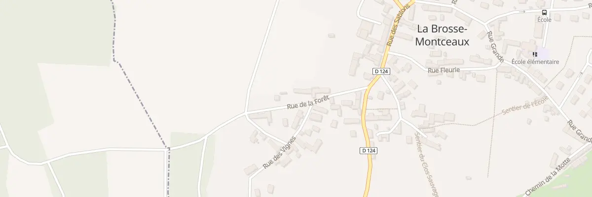 Plan du 4 Rue de la Forêt à La Brosse-Montceaux