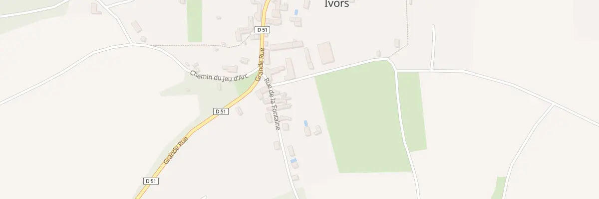 Plan du 6 Rue de la Fontaine à Ivors