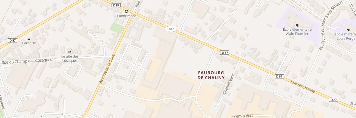 Plan du 262 Rue de Chauny à Noyon