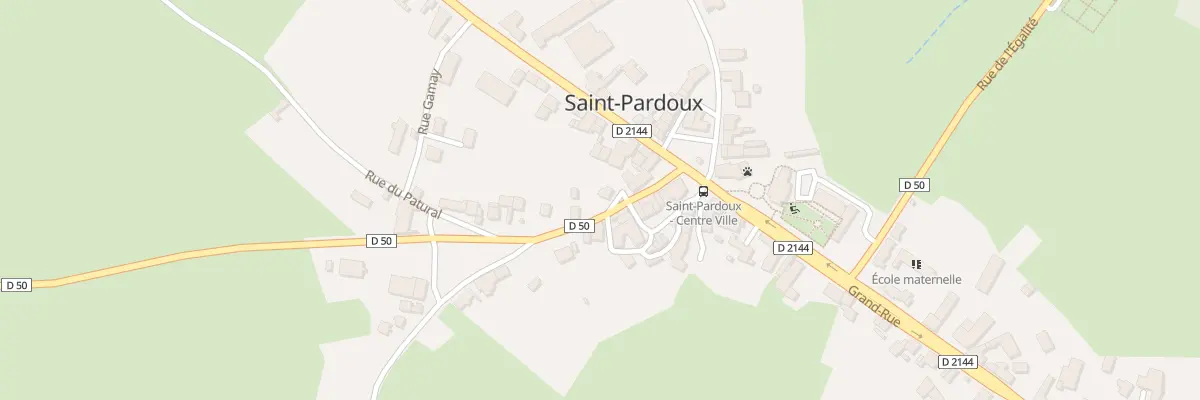 Plan du 1 Pl de la Boucherie à Saint-Pardoux