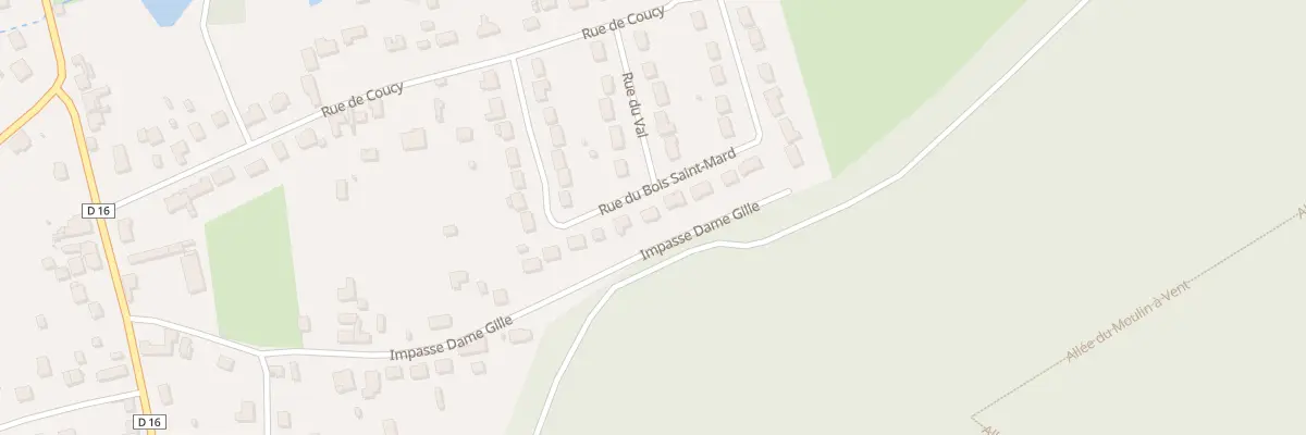 Plan du 21 Rue du Bois Saint-Mard à Tracy-le-Val