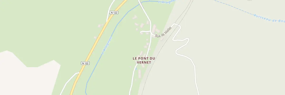 Plan du 5024 Pont du Vernet à Joursac
