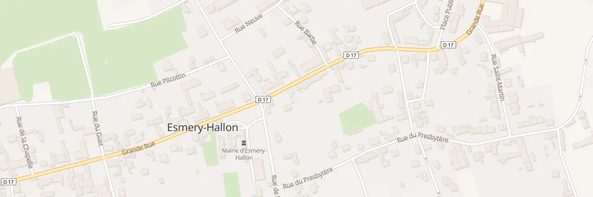 Plan du 23 Grande Rue à Esmery-Hallon