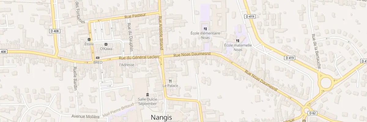 Plan du 10 Rue Noas Daumesnil à Nangis