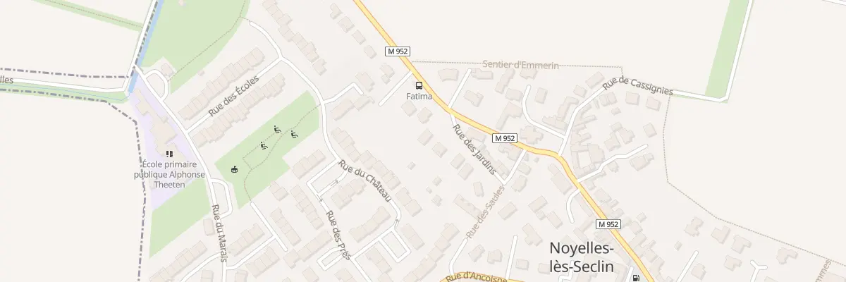 Plan du 23 Rue d’Emmerin à Noyelles-lès-Seclin