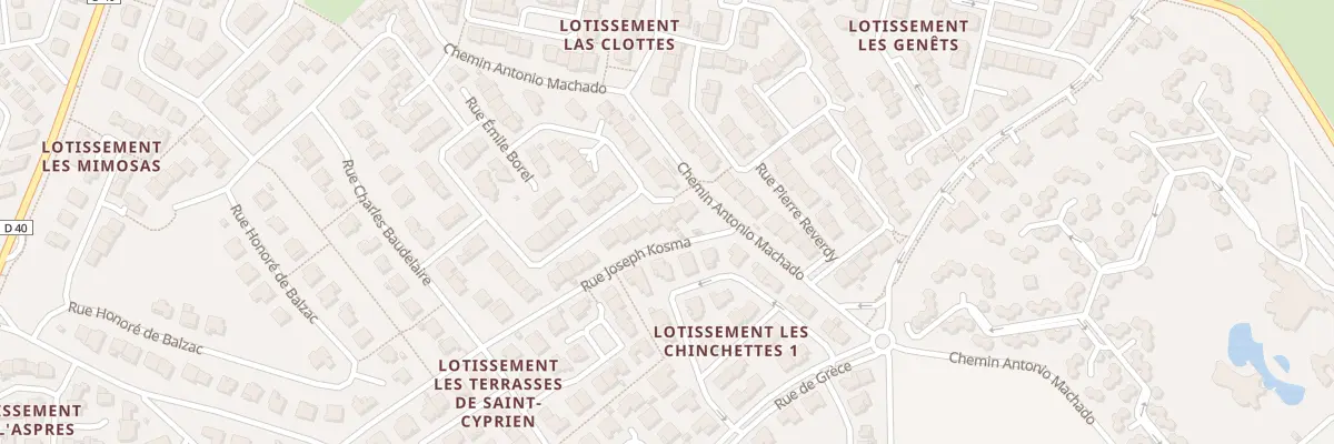 Plan du 42 Rue Louis Pasteur à Saint-Cyprien