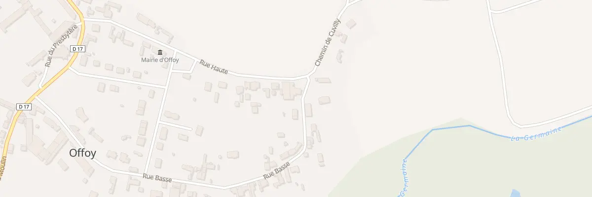 Plan du 32 Rue Haute à Offoy
