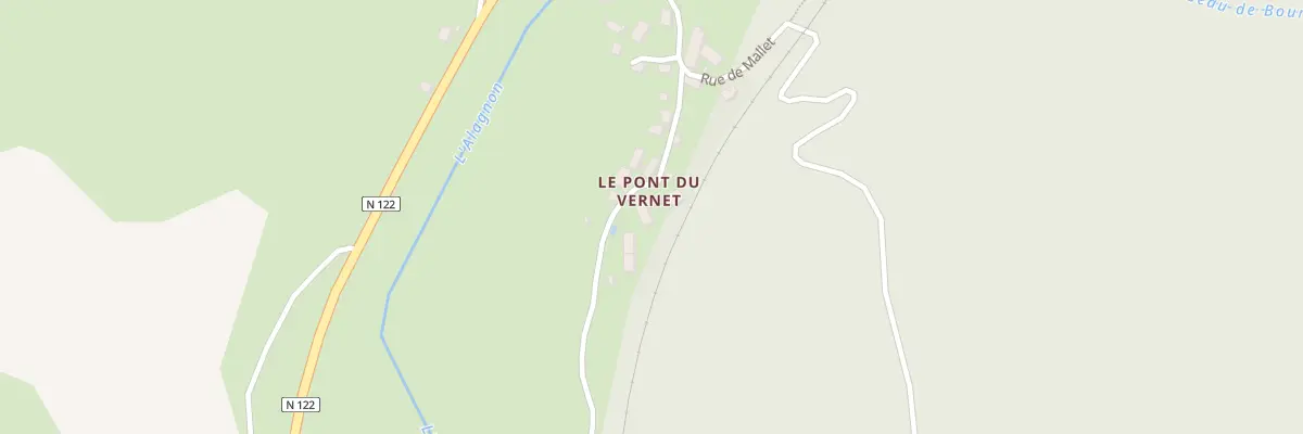 Plan du 5027 Pont du Vernet à Joursac