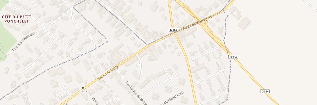 Plan du 68 Rue Emile Basly à Oignies
