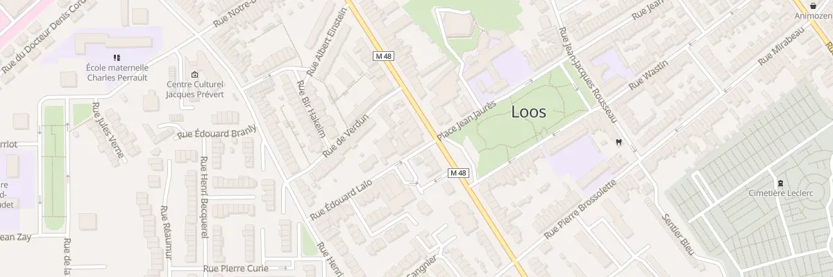 Plan du 136 Bd de la République à Loos