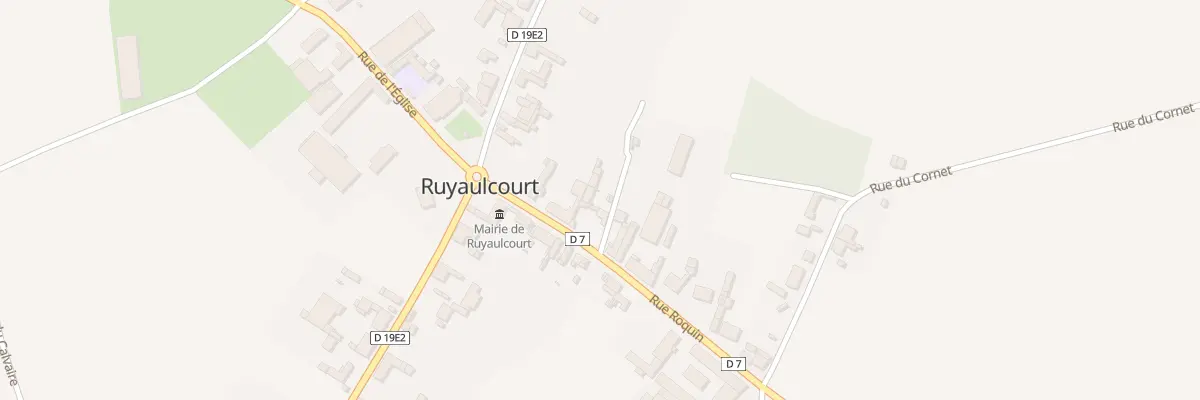 Plan du 5 Rue Roquin à Ruyaulcourt