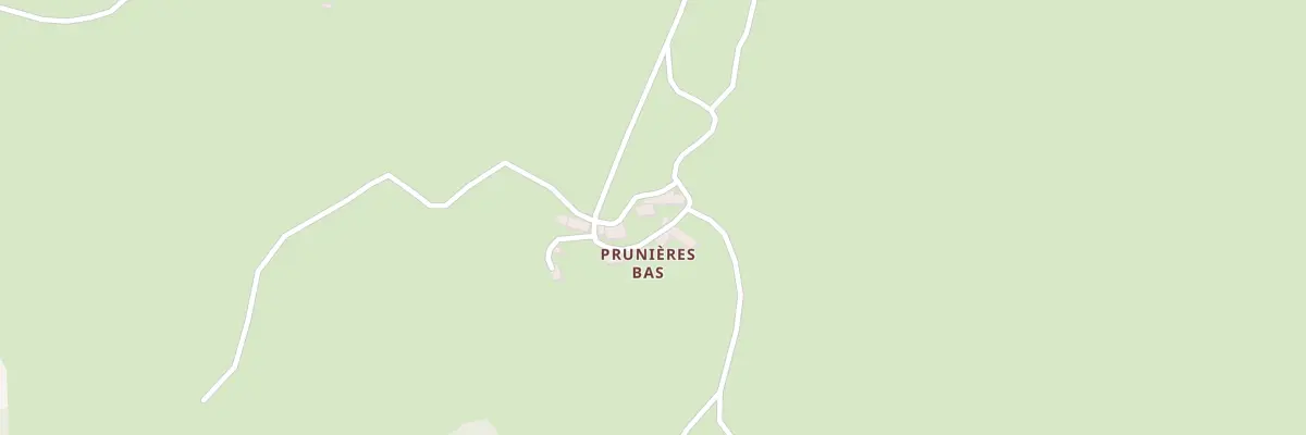 Plan du 5429 Prunieres Bas à Chaudes-Aigues