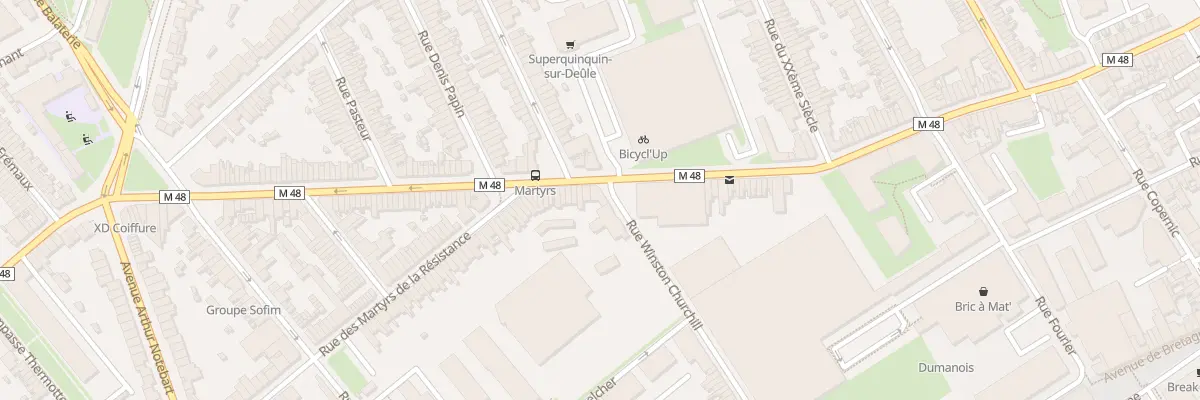 Plan du 172 Rue Anatole France Lomme à Lille