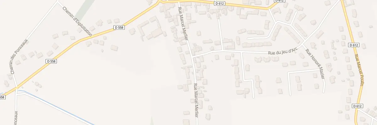 Plan du 156 Rue Marcel Merlier à Crisolles