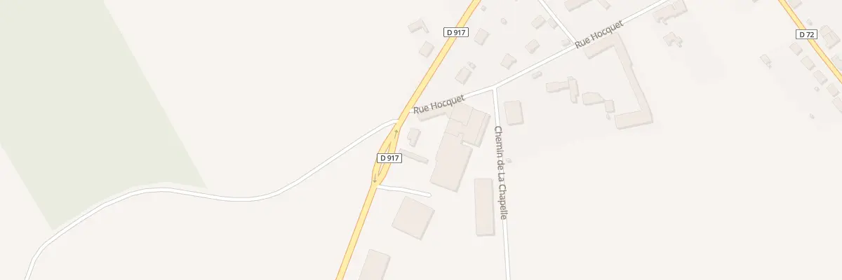 Plan du 1 Rte Nationale à Nurlu
