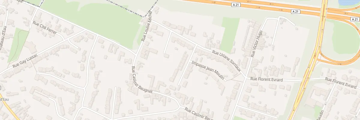 Plan du 6 Rue Robert Schumann à Courcelles-lès-Lens