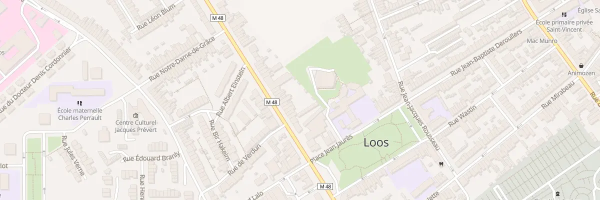 Plan du 121 Bd de la République à Loos