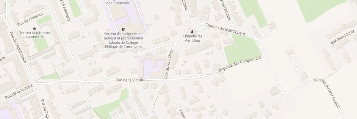 Plan du 117 Rue du Vieil Dieu à Comines