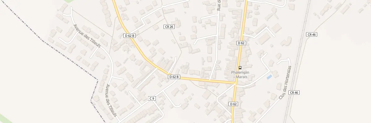 Plan du 14 Rue du Mal Foch à Phalempin