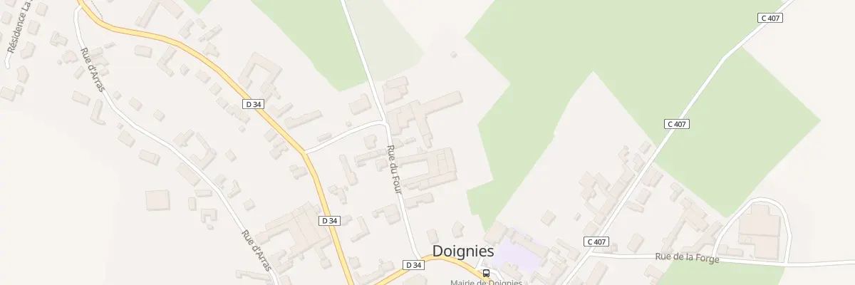 Plan du 8B Rue du Four à Doignies