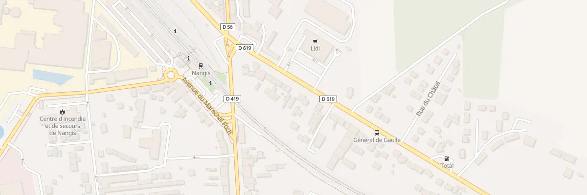 Plan du 14 Rue du Général de Gaulle à Nangis
