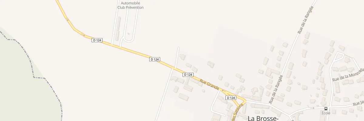 Plan du 1 Rue Grande à La Brosse-Montceaux