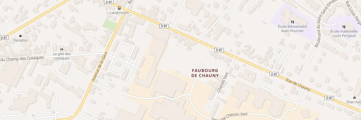 Plan du 282 Rue de Chauny à Noyon