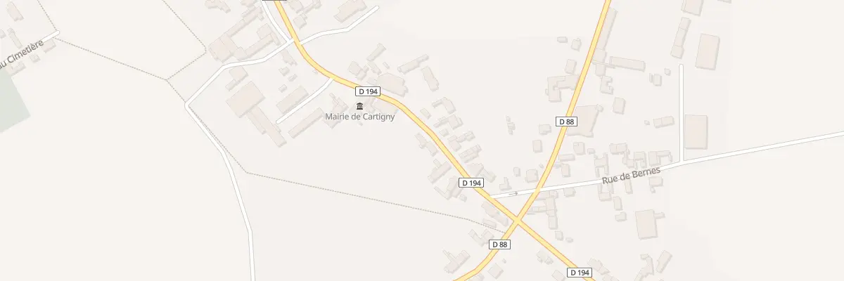 Plan du 30 Gr Grande Rue à Cartigny