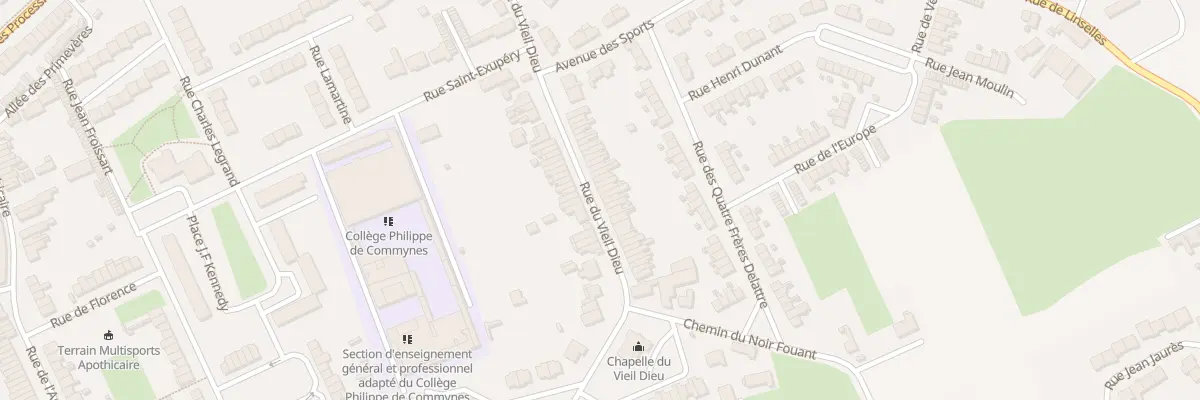 Plan du 83 Rue du Vieil Dieu à Comines