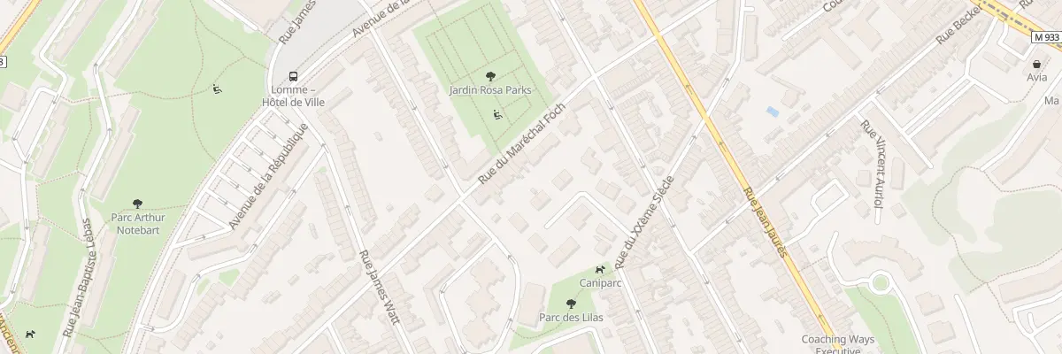 Plan du 15 Rue du Maréchal Foch à Lille