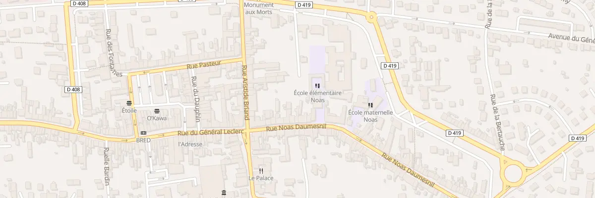 Plan du 11 Rue Noas Daumesnil à Nangis