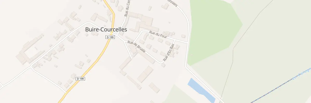 Plan du 5 Rue de Brusle à Buire-Courcelles