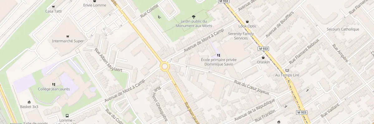 Plan du 44 Rue du Coeur Joyeux à Lille