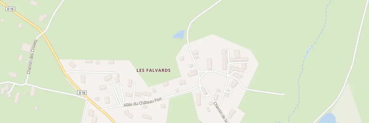 Plan du 21 All du Château Fort à Charbonnières-les-Vieilles