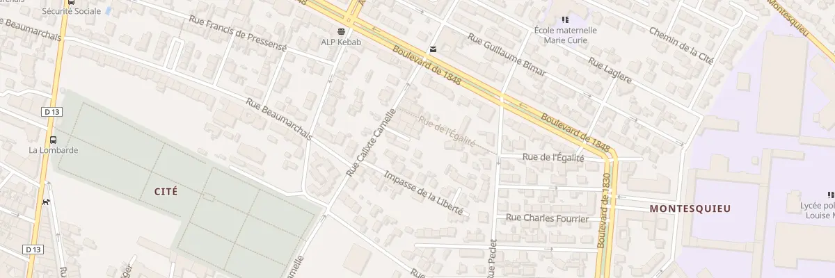 Plan du 68C Rue Calixte Camelle à Narbonne